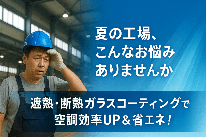 夏の工場の悩み