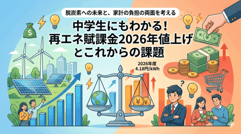 再エネ賦課金2026年値上げ